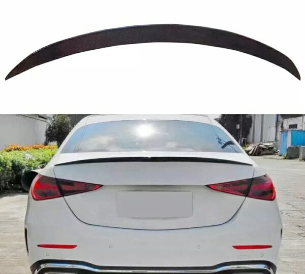 W206 C63 Boot Spoiler 4 Door Gloss Black