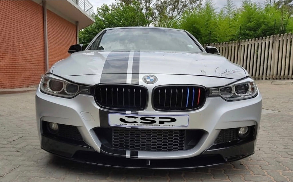 F30 M PERFORMANCE 3 PIECE LIP HIGH QUALITY GLOSS BLACK