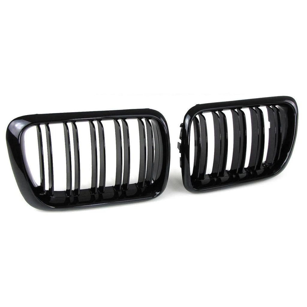 E36 Dual Slit Grille Gloss Black