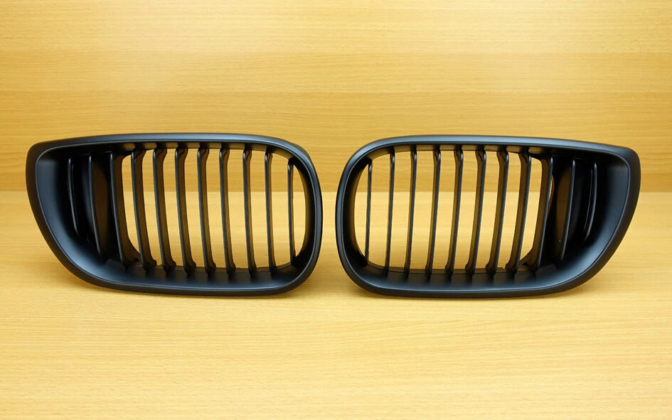 BMW E46 Face Lift 4 Door Kidney Grill Matt Black