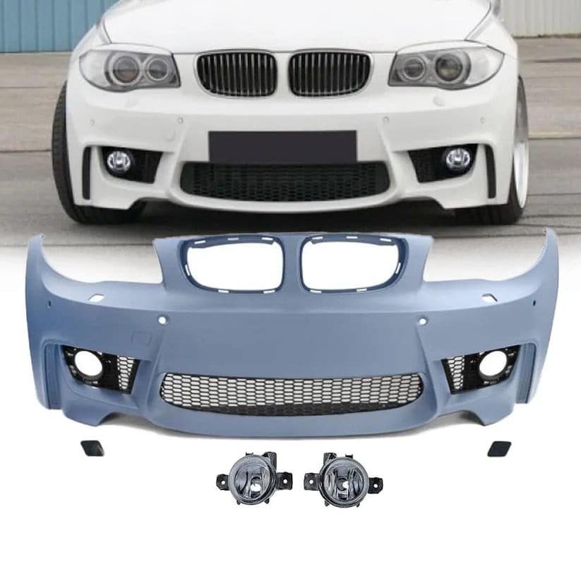 E82 1M Front Bumper With Fogs