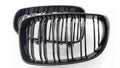 E87 /E82 Dual Slat Grille Gloss Black