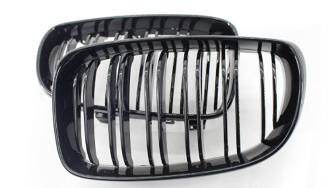 E87 /E82 Dual Slat Grille Gloss Black