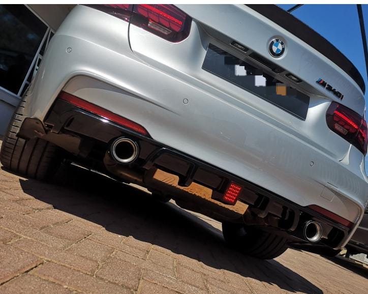 BMW F30 Diffuser Quad Pipe Carbon Fiber | Carbon | Carbon Fiber