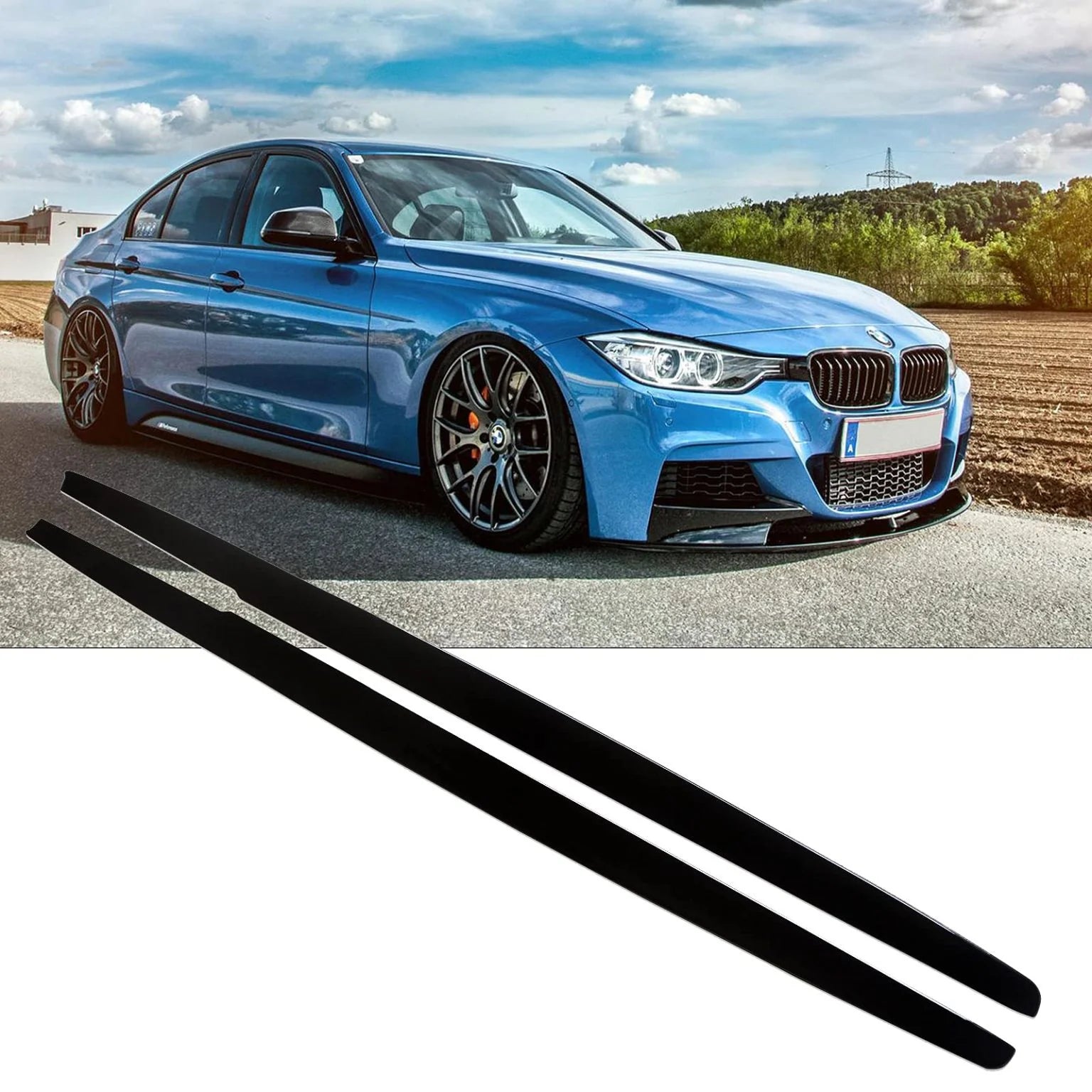 F30 M Performance Sideskirts Gloss Black