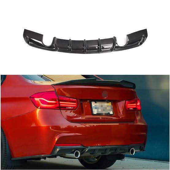 F30 M Performance Diffuser Gloss Black D Side 335 340I.