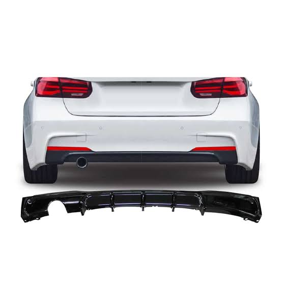 F30 MPerformance Single Pipe Diffuser Gloss Black.