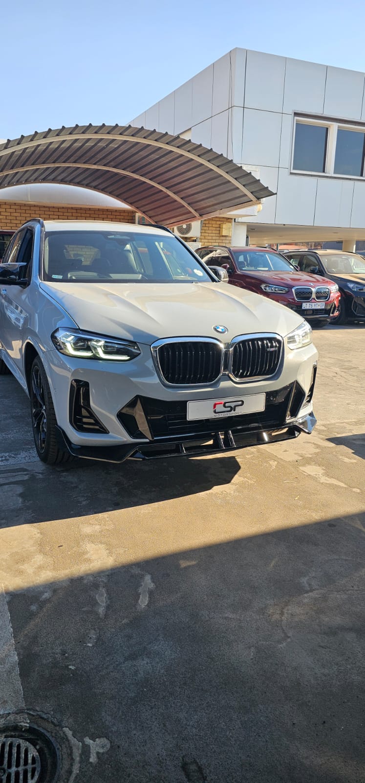 BMW G01 X3 Front Lip Pre-facelift Gloss Black
