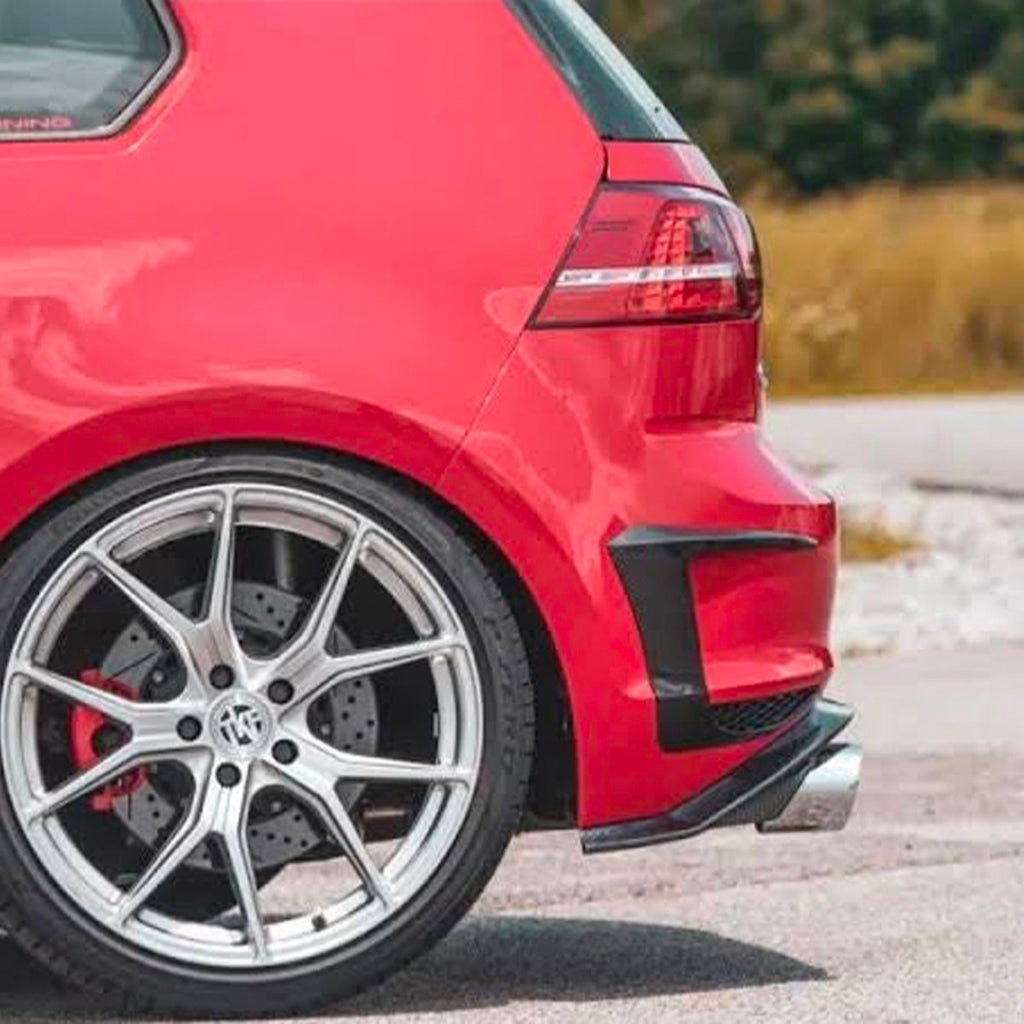 Golf 7 GTI R R400 Canards Gloss Black