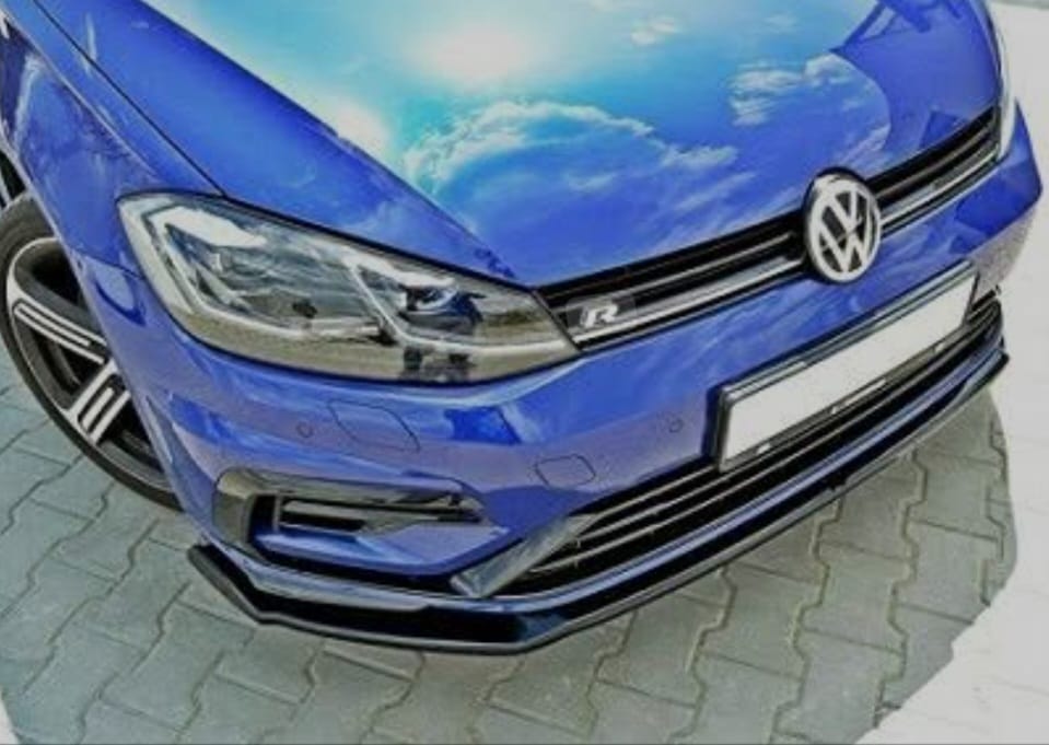 Golf 7 GTI Cs 3 Piece Lip FD Gloss Black New