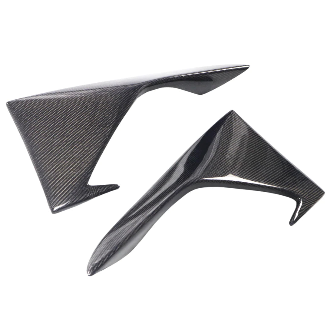 BMW M2 F87 carbon fibre front upper splitter flaps