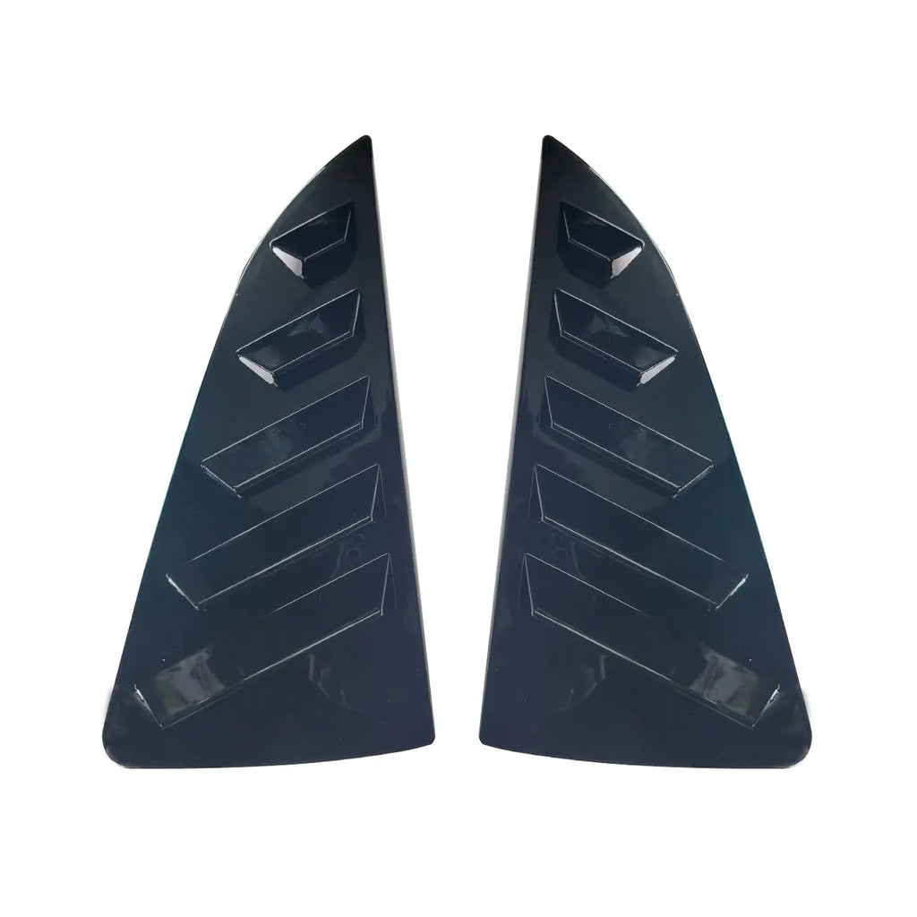 Polo 6 Window Louvers Gloss Black