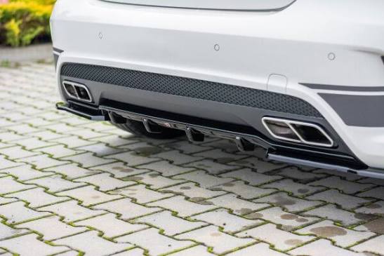 W176 A45 DIFFUSER EXTENSION GLOSS BLACK