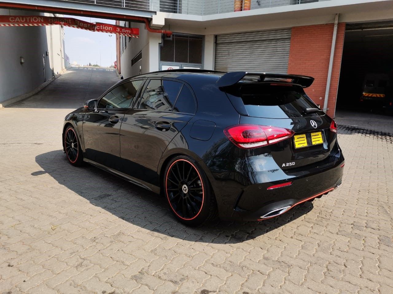 W177 A45 Wing Gloss Black