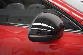 W177 Mirror Covers Gloss Black Stick On