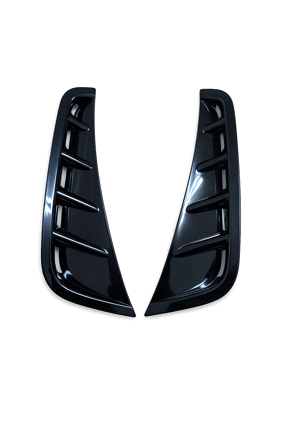 2019 W205 Rear Canards Gloss Black