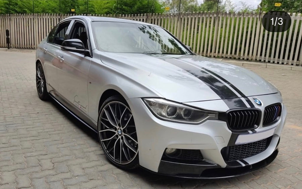F30 M PERFORMANCE 3 PIECE LIP HIGH QUALITY GLOSS BLACK