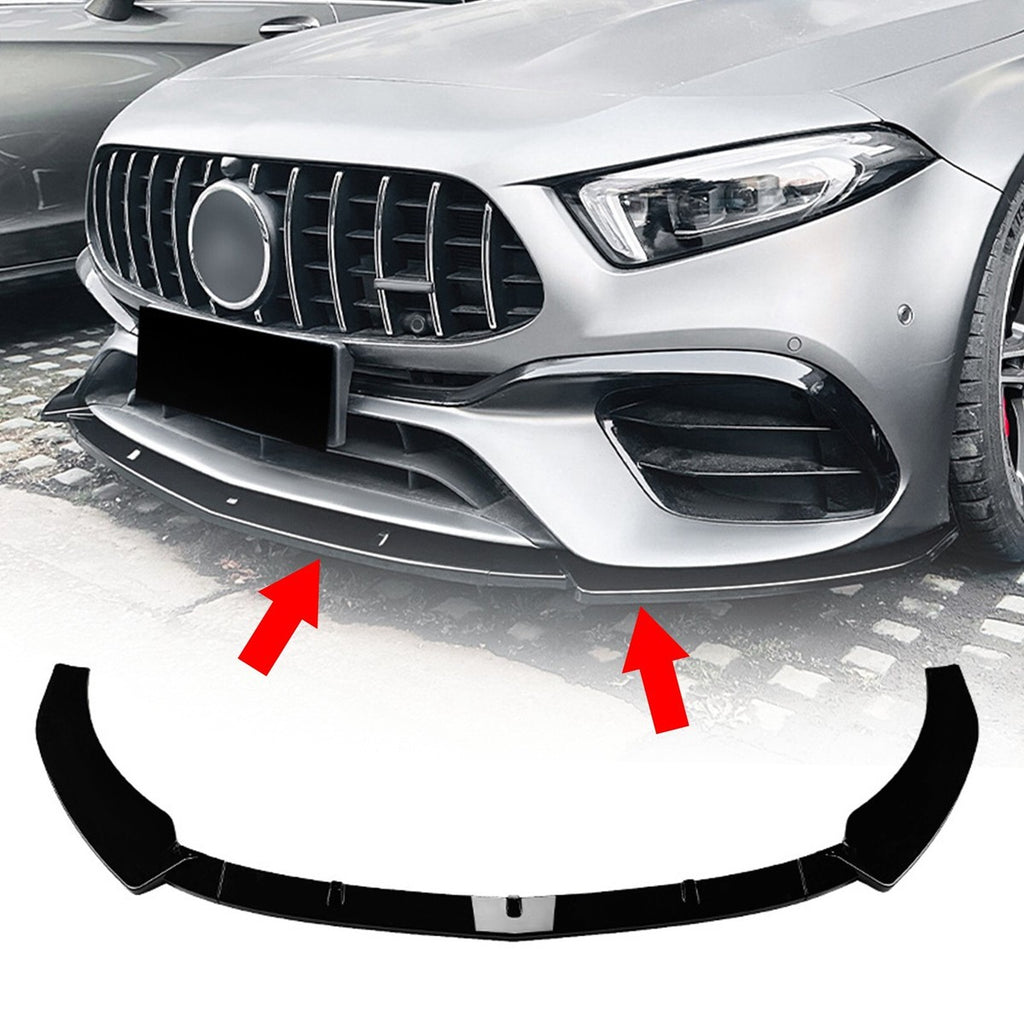 W177 A45 FD Lip 3 Piece Gloss Black