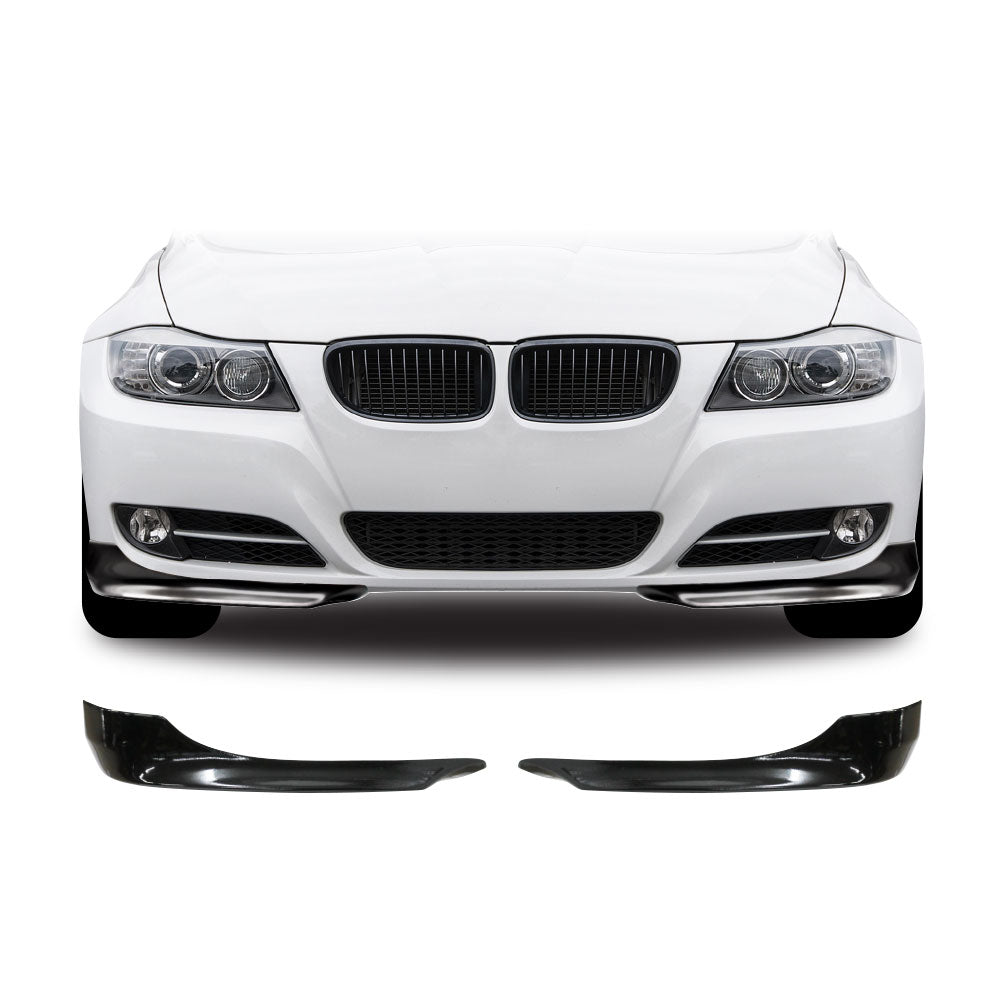 E90 NON  M SPORT LCI SPLITTERS GLOSS BLACK