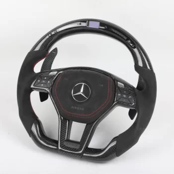 Merc w204 preface carbon fiber steering wheel